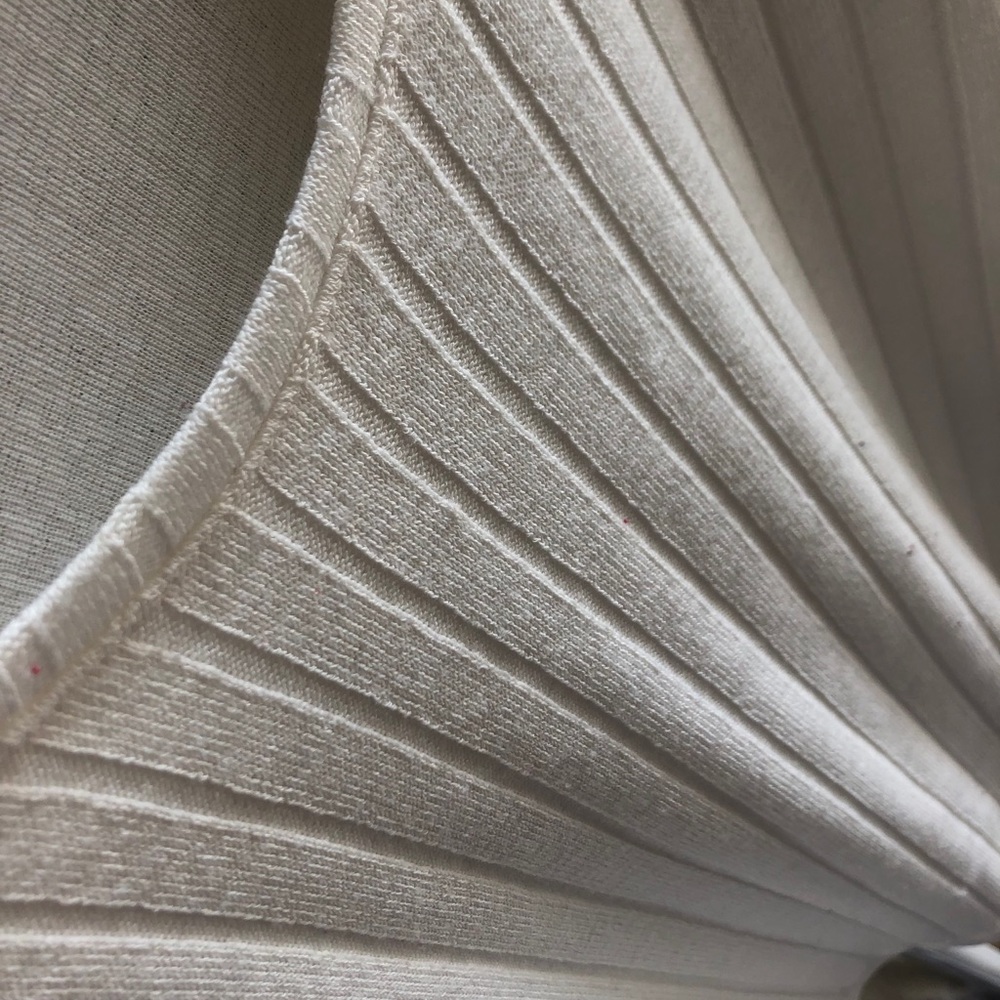 Mango Ribbed White T-shirt - Picture 3 of 3